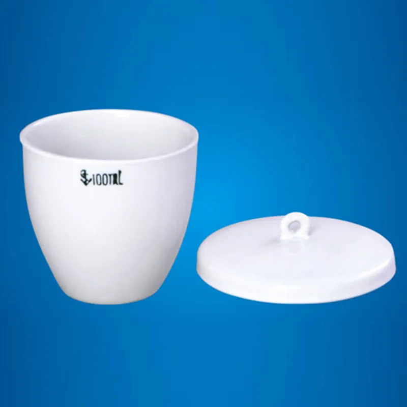 Medium Form Porcelain Crucible